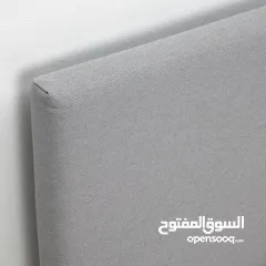  3 IKEA Upholstered bed, 2 storage boxes 160x200 cm.  سرير ايكيا منجد مع درجين  تخزين مع فرشة نوع ممتاز