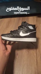  1 Nike Air jordans black and white