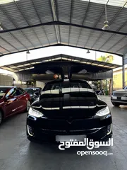  6 Tesla Model X Performance P100D جدا نظيفة سعر حرق