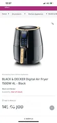  1 Black+Decker Digital Air Fryer