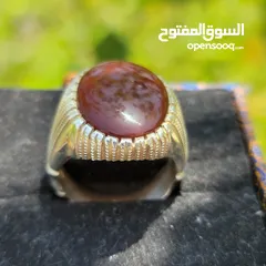  3 خاتم من العقيق اليماني الاحمر صياغه البحرين  الصائغ سليم