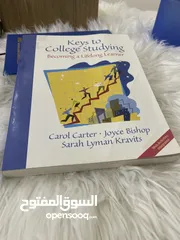  1 كتاب مستعمل للبيع - “Keys to College Studying”