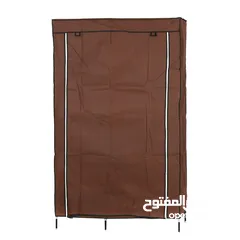  4 خزانة ملابس قابلة للطي بالباب بإطار معدني متين من الأنابيب الفولاذية.  Door foldable wardrobe