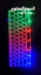  7 Brand New Rii K09 Bluetooth RGB Backlit Keyboard: Illuminate Your Typing Experience!