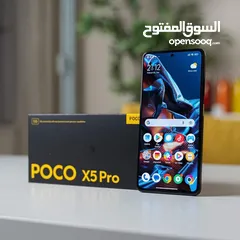  9 جهاز جديد بالكرتونة Poco X5pro 5G مكفول سنة من Pci متوفر توصيل متوفر مستعمل