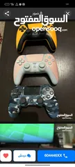  2 PS4 controllers.like new- wireless - bluetooth for playstation