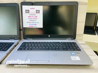  2 HP 650 G2 CORI5الجيل السادس RAM 8 GIGA DDR4 SSD 256 GIGA كيبورد مضئ وبصمة بسعر تخفيض