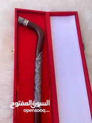  4 عصي بفضة عمانية اصلية مع بكس فاخر من الاخر