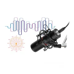  3 مايكروفون ريدراجون Redragon GM300 Gaming Stream Microphone BLACK FRIDAY