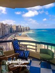  3 ستوديو مفروش اسكندرية بحر  ميامي خالد بن الوليد