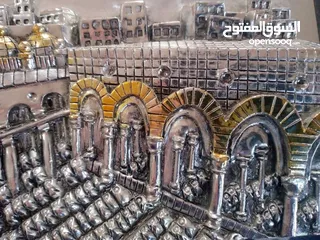 2 برواز من النحاس و القصدير وقشره فضه مجسم 3D روعه