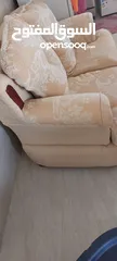  6 كنب صالون فخم 9 قطع مستعمل شبه جديد ومنضف دراي كلين ولا يحتاج تنضيف