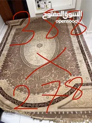  1 اربع سجادات للبيع حجم كل سجادة موجود بالصور كما موضح