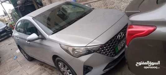  1 هيونداي اكسنت 2020 للايجار  car rental اسبوعي وشهري فقط