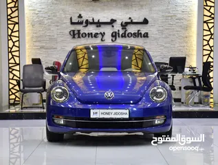  3 Volkswagen Beetle ( 2015 Model ) in Blue Color GCC Specs