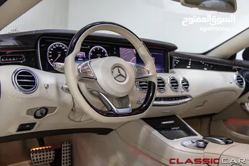  18 Mercedes S500 Coupe 2015 4matic   السيارة وارد الشركة و قطعت مسافة 20,000 كم فقط