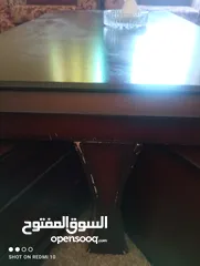  4 طاوله وسط  لون بني