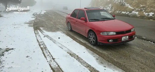  1 مستوبيشي لانسر صابونه موديل 1994 نظيفه