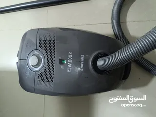  2 مكنسه كهرباء سامسونج 2000 وات شغاله 100% افحص قبل ما تشتري الله يبارك لصاحب النصيب
