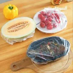  3 100 pcs disposable food cover