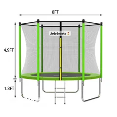  3 Trampoline AOTOB 2.42m ترامبولين 2.42 متر