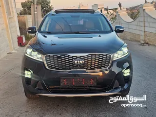  1 جيب كيا سيرانتو القصة الجديدة فل الفل مع بانوراما 4*4 موديل 2017