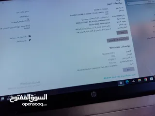  6 لاب توب hp مستعمل للاستعمالات الخفيفه موجود في نابلس ويندوز 10 برو