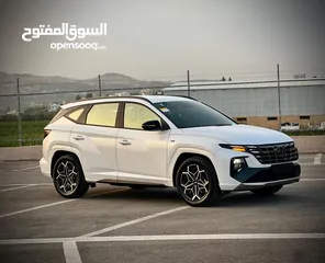  6 هونداي توسان  N-LINE  فل بدون فتحة  2x4 ///240Hp بنزين + كهرباء  2022 ( Haybrid) 1600cc