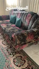  2 طقم كنب مستعمل 3+2+1+1 للبيع - طقم طاولة للبيع