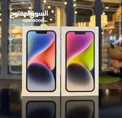  1 iPhone 14. (128GB/256GB) جديد كفالة شرق اوسط يوجد بكج اصلي