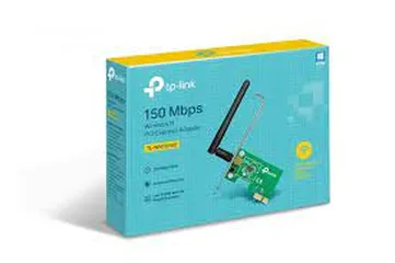  1 TP-link 150 mbps wireless N PCI EXPRESS adapter تي بي لينك واي فاي تحويلة  على البورد كرت 