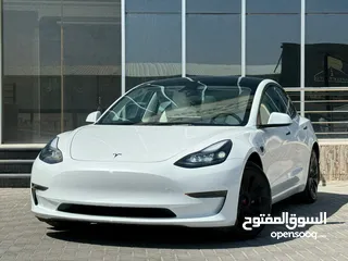  1 تيسلا فحص كامل ممشى قليل لون مميز Tesla Model 3 Standerd Plus 2023