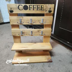  1 رف خشبي للمصابخ
