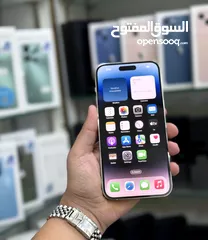  7 عرض خاص : iPhone 14 pro max 128gb هاتف بحالة الوكالة بدون اي شموخ أو مشاكل مع ضمان و ملحقات