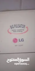  1 غسالة مستعمله شغاله100%نوع LG حجم7كيلو للبيع بسعر ممتاز