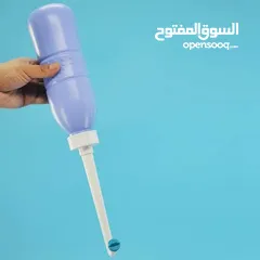  2 شطاف متنقل للسفر و الرحلات والبر تُتيح لك زجاجة الشطاف تنظيف نفسك بالماء بدلاً من ورق التواليت.