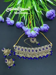  21 kundun,polki,mirror necklaces