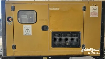  2 للبيع مولد كهربائي 55 kva كتر بلر Caterpillar الصرفية اقتصادي جداا