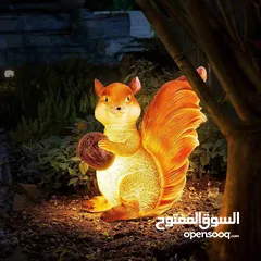  10 زيّن حديقتك بسحر الطبيعة! أضف لمسة حياة وجمال لزوايا بيتك مع تمثال السنجاب بالحجم الكبير