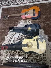  2 جيتارات ثلاثه للبيع