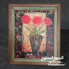  1 لوحة زيتية للفنان الراحل ميشال المير سنة 1960