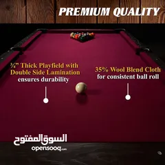  1 طاولة بلياردو 8 قدم