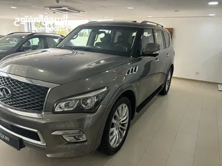  2 انفنتي QX80  2016 وارد وكفالة الشركه