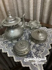  6 نحاسات و فضه للبيع