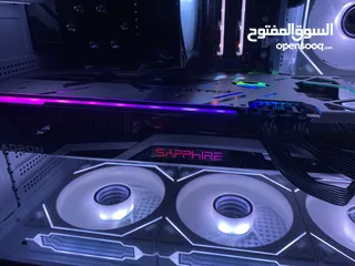  2 كرت rt 6800 xt nitro+ 16 gb   اعلى نسخه من الكرت ك سرعه core  كرت rt 6800 xt nitro+ 16 gb