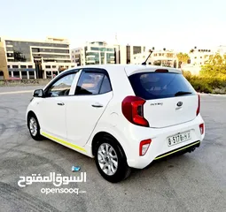 4 كيا بيكانتو 2018 GT LINE فل بصمة  عداد ( 44 ) ألف كيلو
