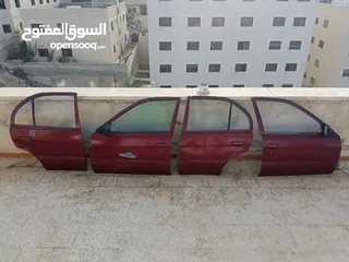  1 أبواب تويوتا تيرسل كامل96 بحالة جيدة جدا