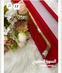  23 أجود (العصي)الخيزران بأيدي عمانية مع تفصيل فضة خاصة