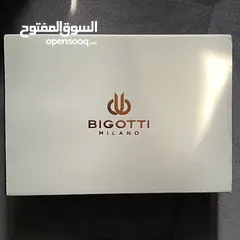  2 Gift: Box Bigotti Milano Wallet and watch بوكس من بيجوتي ميلانو محفظه وساعه لون مميز تصلح كهديه