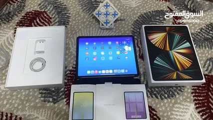  1 ‏iPad Pro M1  12.9in  256GB  Silver  آيباد برو أعلى صنف 12.9 انش أسبه بالجديد